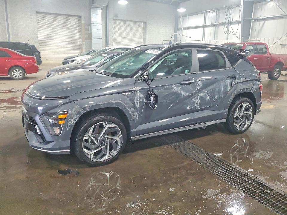 54733196 :رقم المزاد ، KM8HACA39RU101792 vin ، 2024 Hyundai Kona مزاد بيع