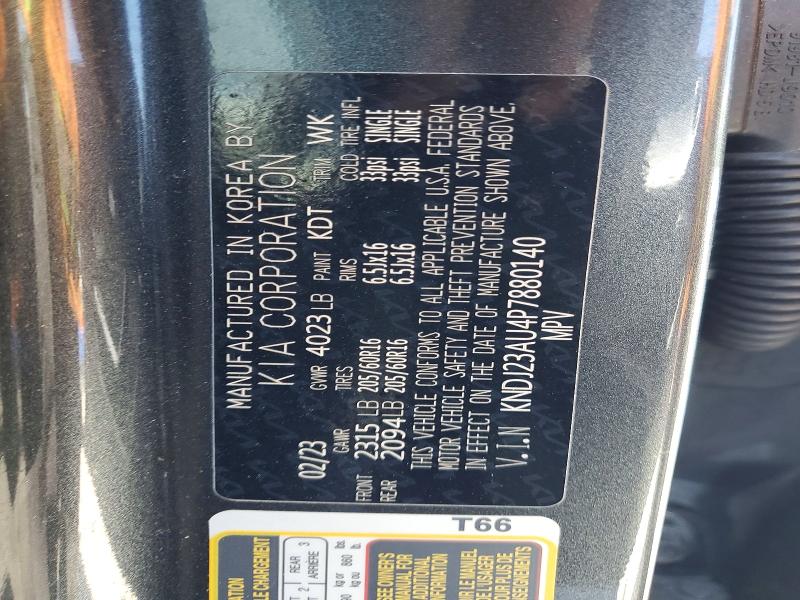 Продаж на аукціоні авто 2023 Kia Soul, vin: KNDJ23AU4P7880140, номер лоту: 53368366