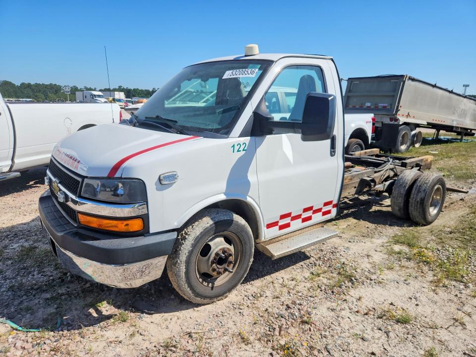 53208536 :رقم المزاد ، 1GB3GRCG7J1233962 vin ، 2018 Chevrolet Express G3500 مزاد بيع
