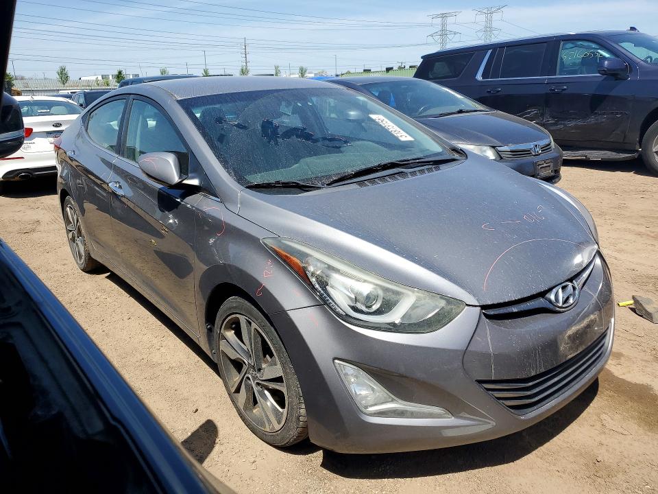 2014 Hyundai Elantra მანქანა იყიდება აუქციონზე, vin: 5NPDH4AE9EH487561, აუქციონის ნომერი: 51873156