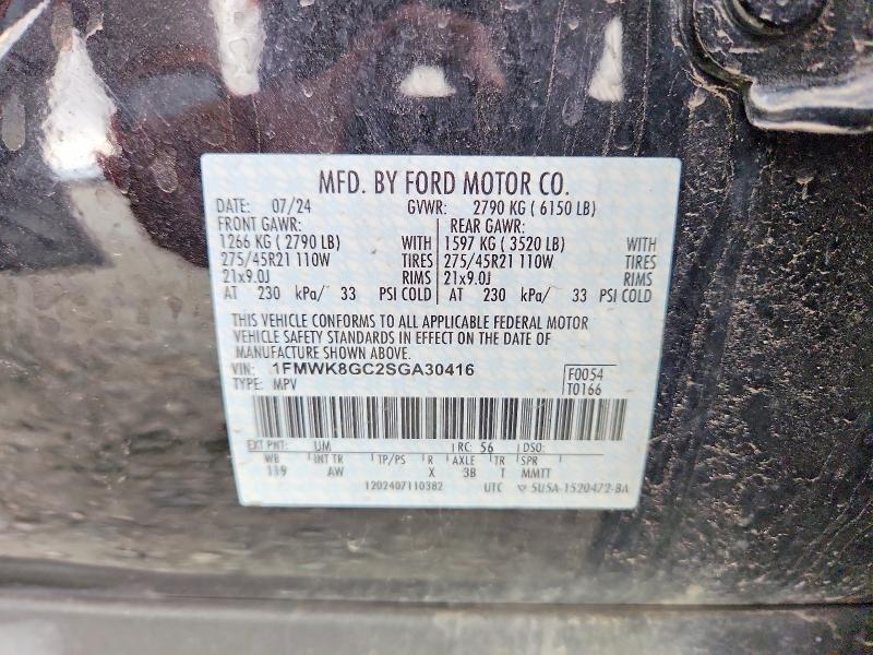 Продаж на аукціоні авто 2025 Ford Explorer, vin: 1FMWK8GC2SGA30416, номер лоту: 50399286