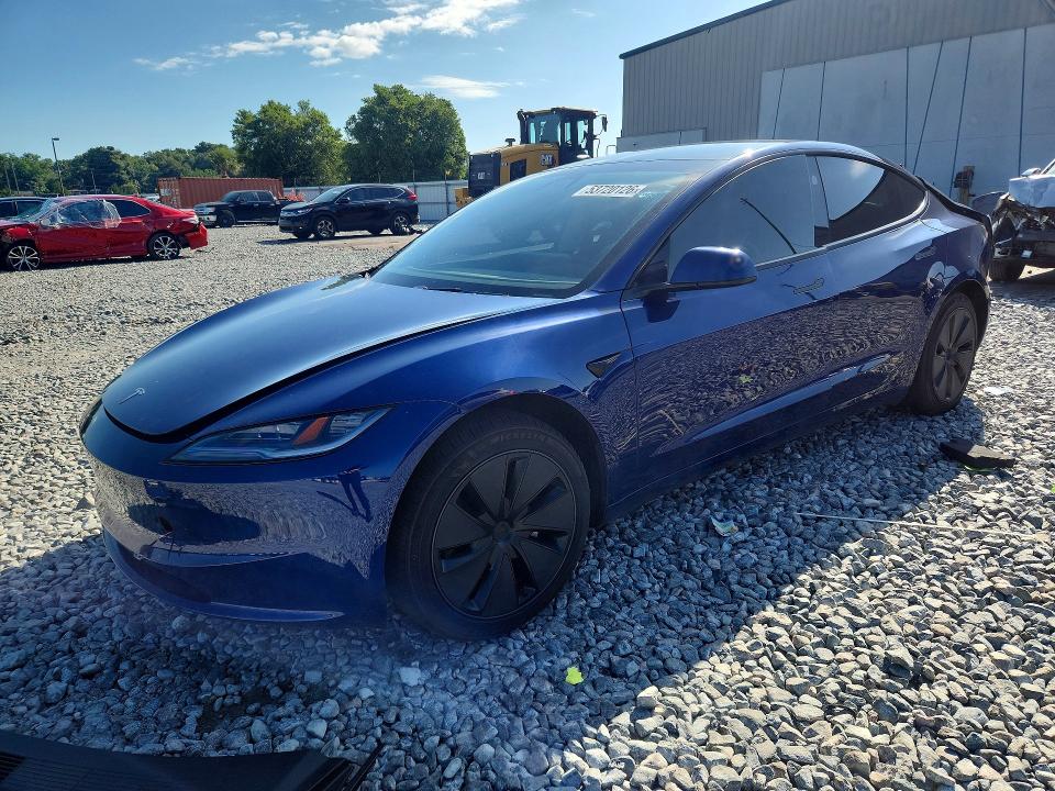 2025 Tesla Model 3 მანქანა იყიდება აუქციონზე, vin: 5YJ3E1EA1SF901789, აუქციონის ნომერი: 53720126