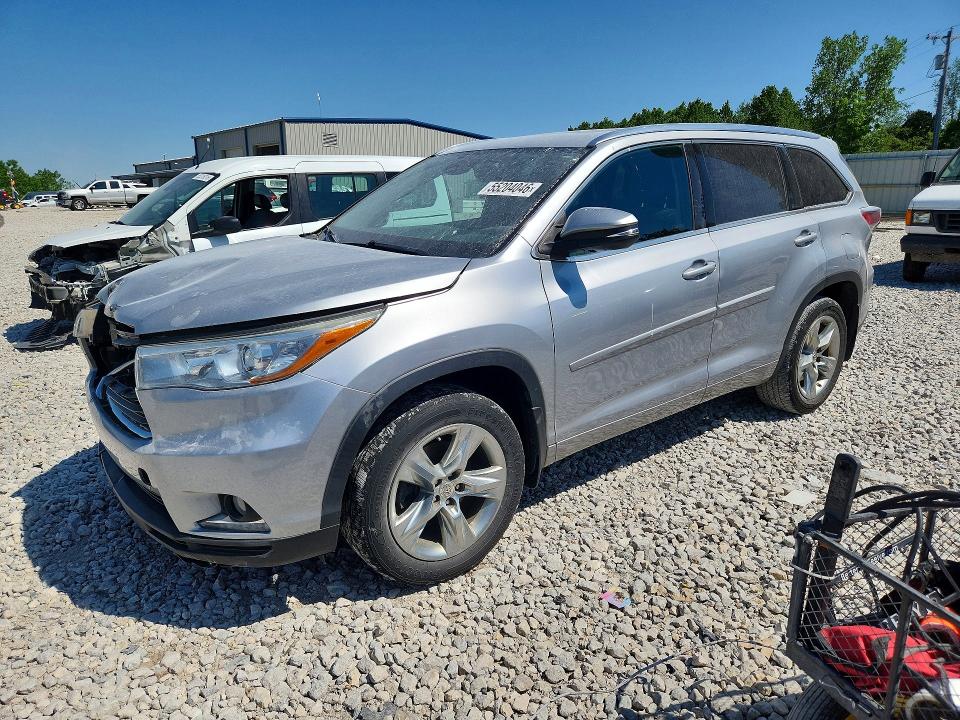 55204046 :رقم المزاد ، 5TDDKRFH5FS222973 vin ، 2015 Toyota Highlander مزاد بيع