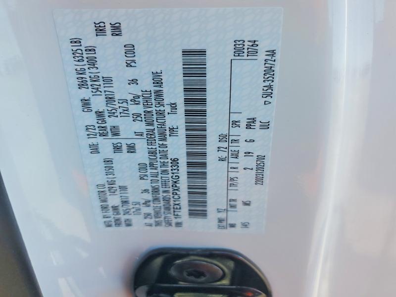 Aukcja sprzedaży 2023 Ford F150, vin: 1FTEX1CPXPKG13306, numer aukcji: 52742176