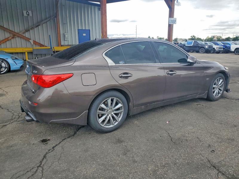 2017 Infiniti Q50 მანქანა იყიდება აუქციონზე, vin: JN1EV7AR6HM840580, აუქციონის ნომერი: 54005526