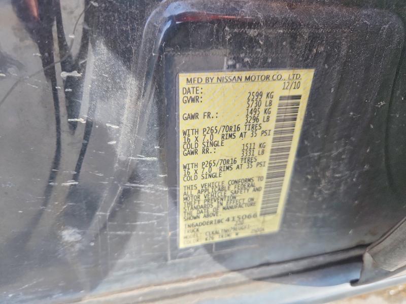 Продаж на аукціоні авто 2011 Nissan Frontier, vin: 1N6AD0ER1BC415066, номер лоту: 54831186