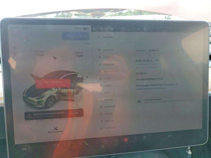 Продаж на аукціоні авто 2024 Tesla Model Y, vin: 7SAYGDEE6RA273629, номер лоту: 53228556