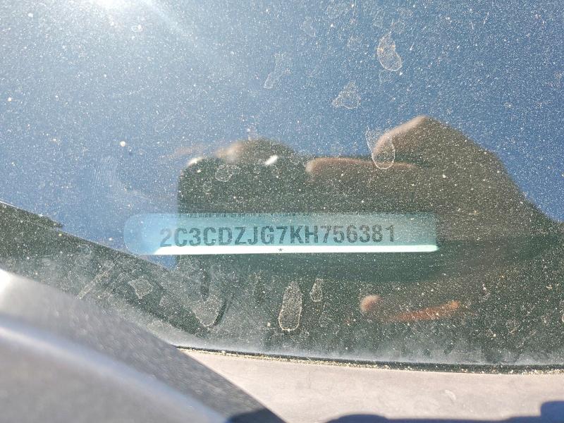 Продаж на аукціоні авто 2019 Dodge Challenger, vin: 2C3CDZJG7KH756381, номер лоту: 54348866