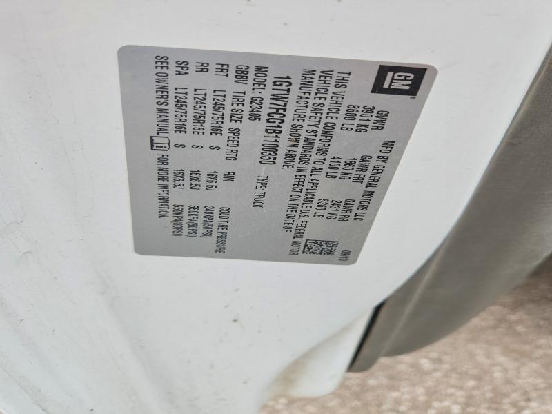53762516 :رقم المزاد ، 1GTW7FCG1B1100350 vin ، 2011 Gmc Savana مزاد بيع