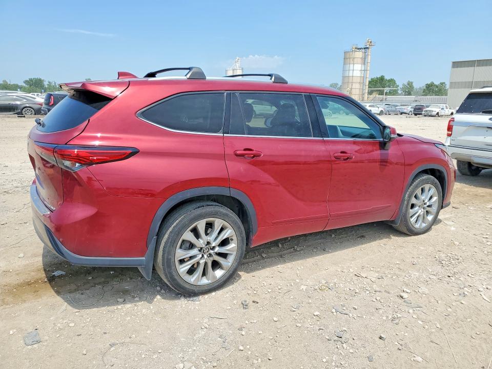 2021 Toyota Highlander მანქანა იყიდება აუქციონზე, vin: 5TDDZRBH5MS525928, აუქციონის ნომერი: 53899516