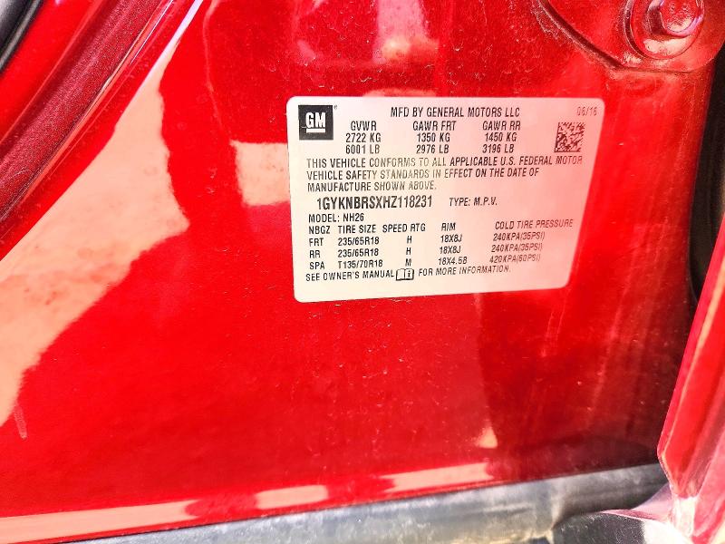 Продажа на аукционе авто 2017 Cadillac Xt5, vin: 1GYKNBRSXHZ118231, номер лота: 53357536