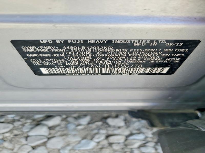 52213516 :رقم المزاد ، JF2SJAAC1EH496778 vin ، 2014 Subaru Forester مزاد بيع