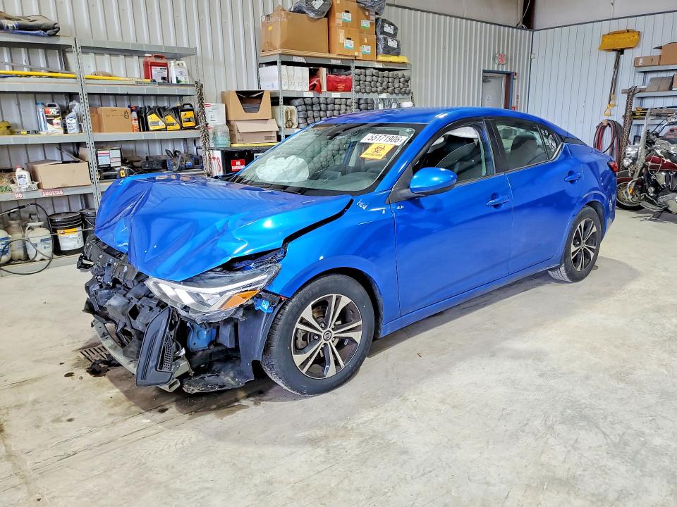 2021 Nissan Sentra მანქანა იყიდება აუქციონზე, vin: 3N1AB8CV0MY255542, აუქციონის ნომერი: 55171906