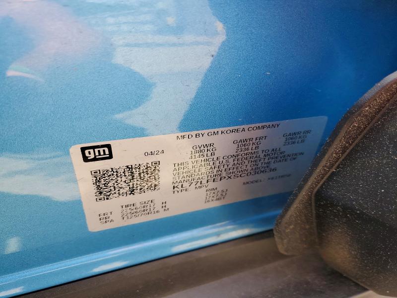 Продаж на аукціоні авто 2025 Chevrolet Trax, vin: KL77LFEPXSC030636, номер лоту: 53215686