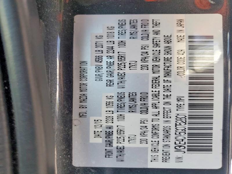 53332436 :رقم المزاد ، JM3KE4CY5G0752801 vin ، 2016 Mazda Cx-5 مزاد بيع