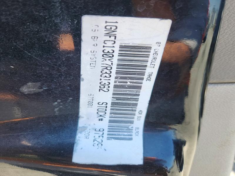 2007 Chevrolet Tahoe მანქანა იყიდება აუქციონზე, vin: 1GNFC130X7R331362, აუქციონის ნომერი: 54681836