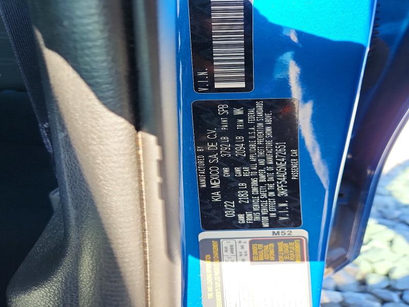53448896 :رقم المزاد ، 3KPF54AD5NE472651 vin ، 2022 Kia Forte مزاد بيع