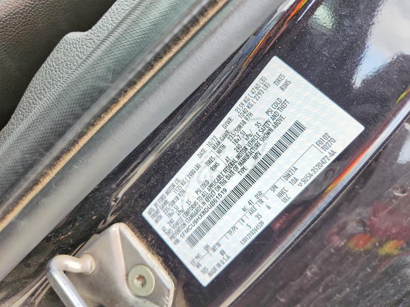 51842826 :رقم المزاد ، 1FMCU9HX8DUB61519 vin ، 2013 Ford Escape مزاد بيع
