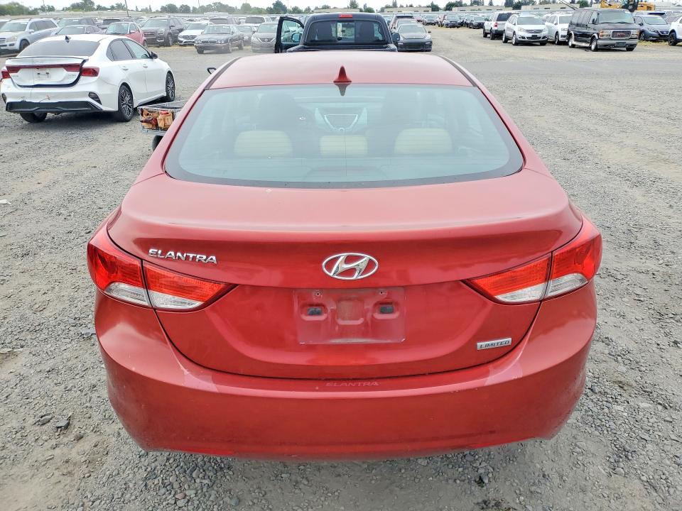 52222036 :رقم المزاد ، KMHDH4AE9CU198517 vin ، 2012 Hyundai Elantra مزاد بيع