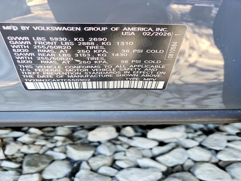 53361426 :رقم المزاد ، 1V2BN2CAXTC550902 vin ، 2026 Volkswagen Atlas مزاد بيع