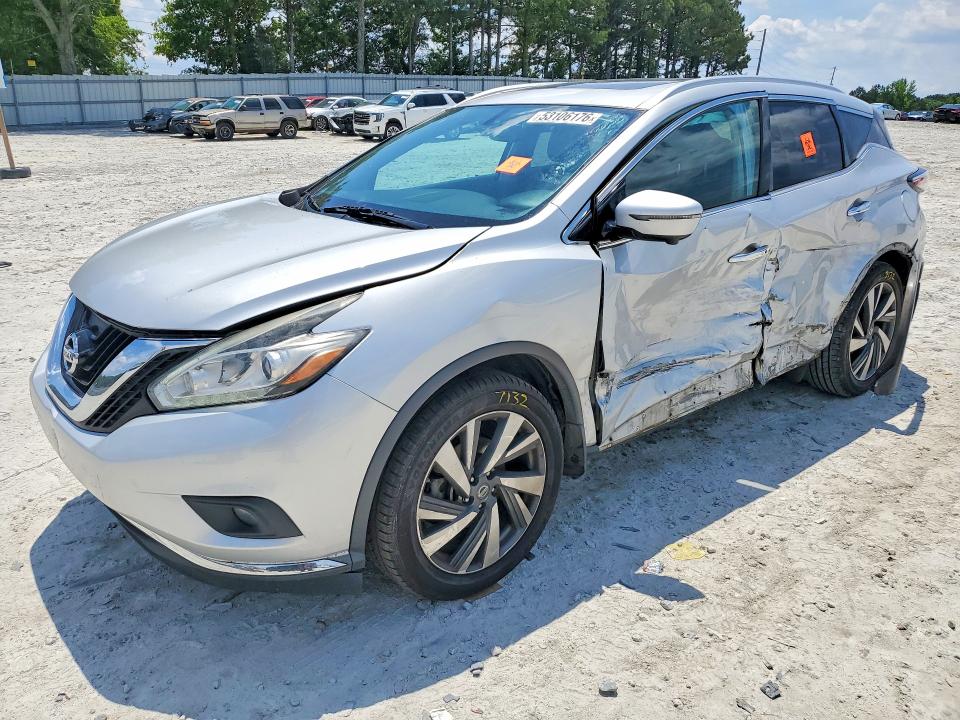 2017 Nissan Murano მანქანა იყიდება აუქციონზე, vin: 5N1AZ2MG0HN155168, აუქციონის ნომერი: 53106176