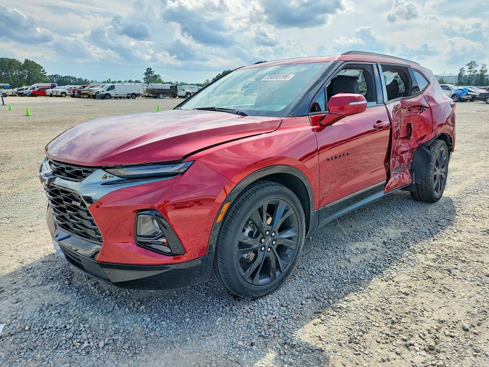 55050796 :رقم المزاد ، 3GNKBKRS0NS132041 vin ، 2022 Chevrolet Blazer مزاد بيع