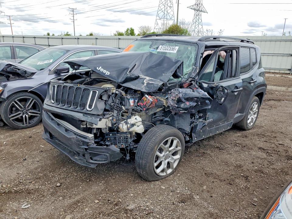 Aukcja sprzedaży 2016 Jeep Renegade, vin: ZACCJBBT9GPD76407, numer aukcji: 51532556