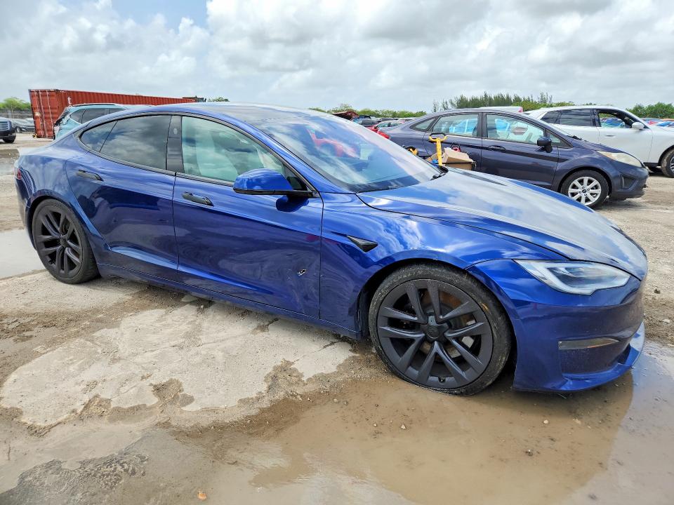 2021 Tesla Model S მანქანა იყიდება აუქციონზე, vin: 5YJSA1E63MF446790, აუქციონის ნომერი: 54072756