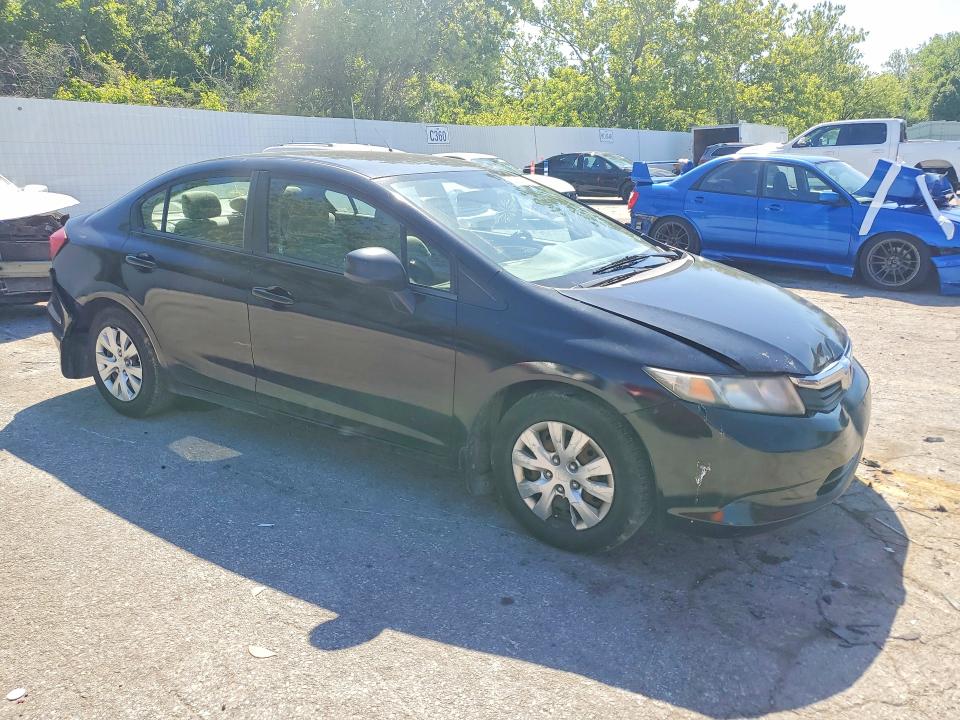 52774256 :رقم المزاد ، 19XFB2F51CE010292 vin ، 2012 Honda Civic مزاد بيع