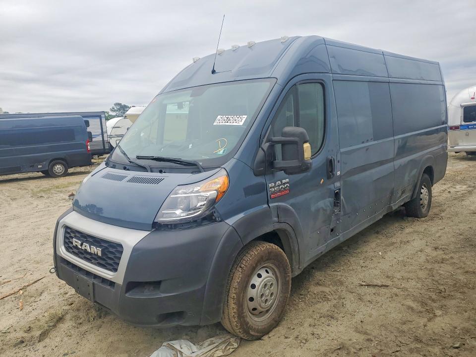 57263906 :رقم المزاد ، 3C6URVJGXLE145016 vin ، 2020 Ram Promaster 1500 مزاد بيع