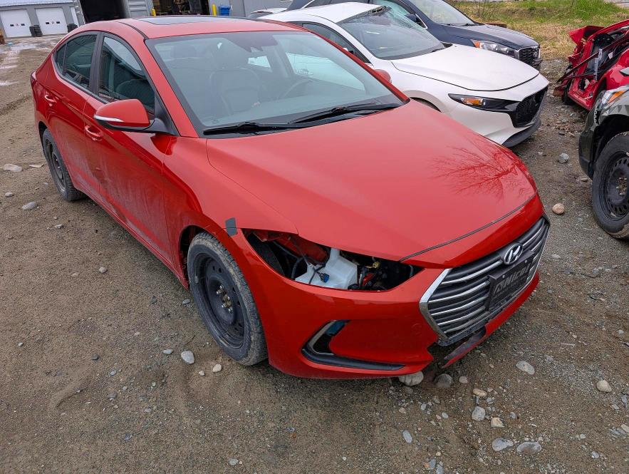 52914626 :رقم المزاد ، KMHD84LFXJU658402 vin ، 2018 Hyundai Elantra مزاد بيع