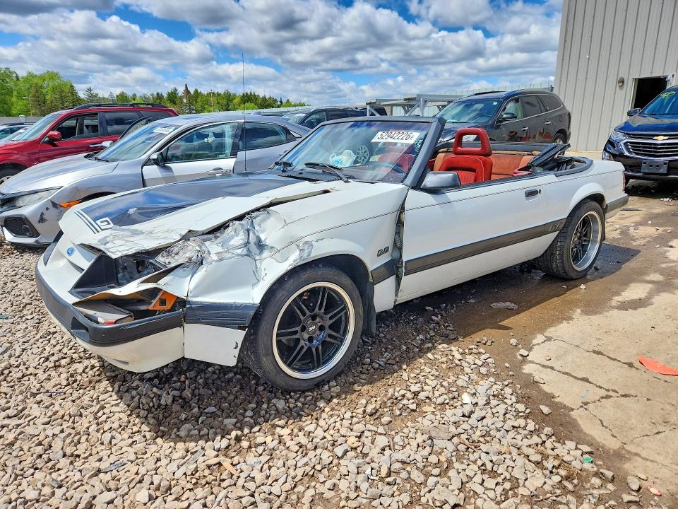 1985 Ford Mustang მანქანა იყიდება აუქციონზე, vin: 1FABP27M0FF248320, აუქციონის ნომერი: 52942226