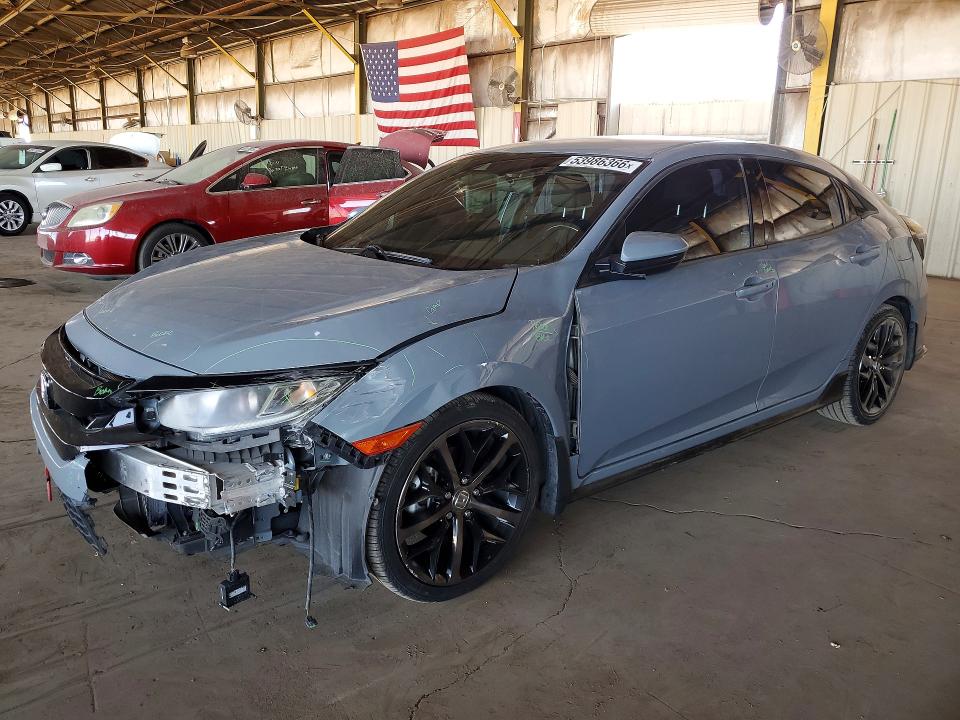 53986366 :رقم المزاد ، SHHFK7H44MU218470 vin ، 2021 Honda Civic مزاد بيع
