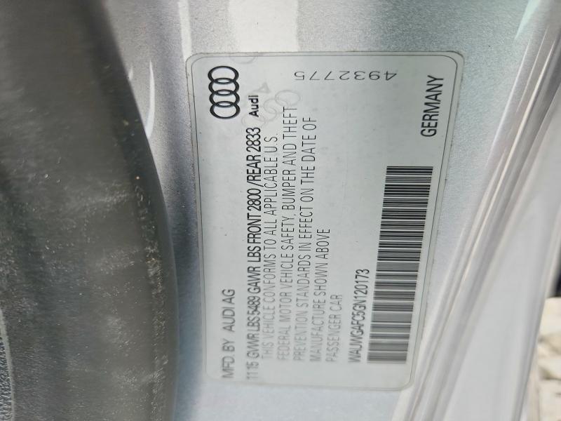 Aukcja sprzedaży 2016 Audi A7, vin: WAUWGAFC5GN120173, numer aukcji: 51336866