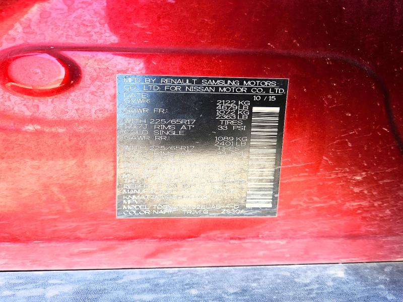 53658976 :رقم المزاد ، KNMAT2MV4GP613012 vin ، 2016 Nissan Rogue مزاد بيع