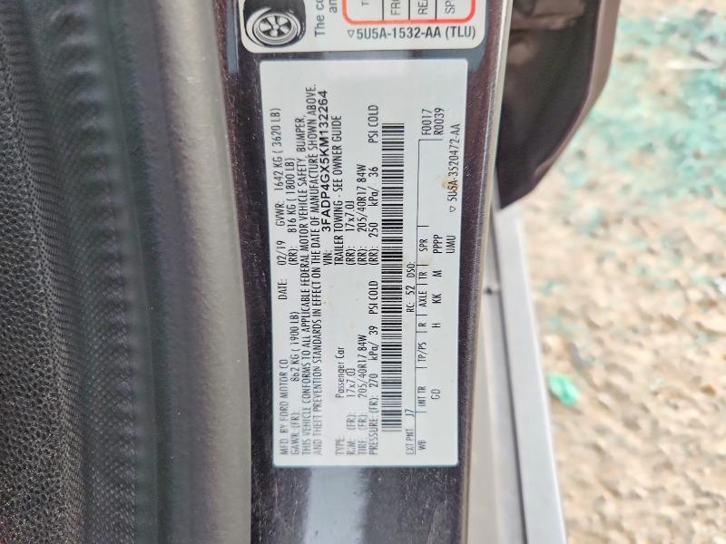 Aukcja sprzedaży 2019 Ford Fiesta, vin: 3FADP4GX5KM132264, numer aukcji: 54777466