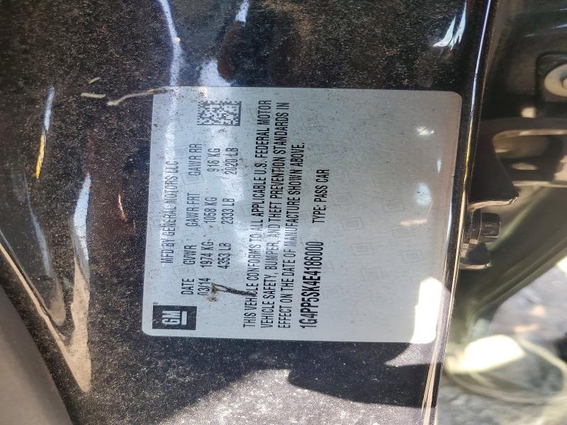 53703116 :رقم المزاد ، 1G4PP5SK4E4186000 vin ، 2014 Buick Verano مزاد بيع