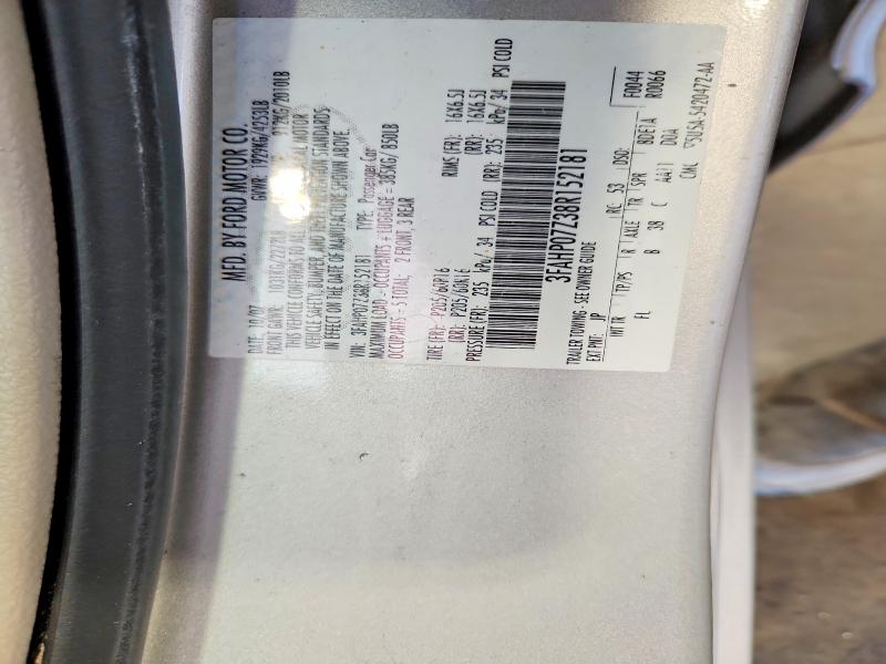 Aukcja sprzedaży 2008 Ford Fusion, vin: 3FAHP07Z38R152181, numer aukcji: 55452376