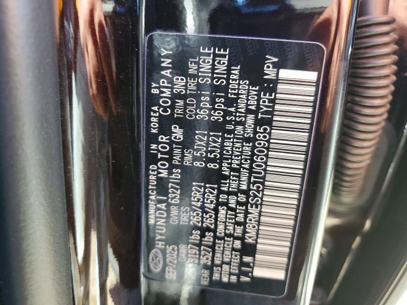 Aukcja sprzedaży 2026 Hyundai Palisade, vin: KM8RMES25TU060985, numer aukcji: 54306076