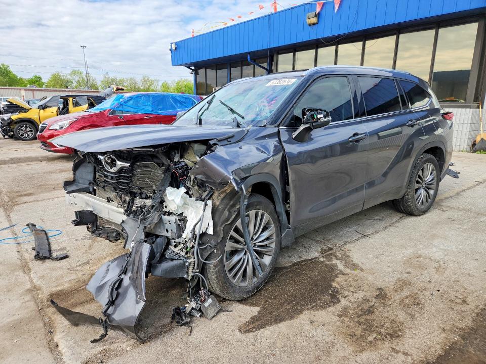 2021 Toyota Highlander მანქანა იყიდება აუქციონზე, vin: 5TDFZRAH7MS070736, აუქციონის ნომერი: 53362676