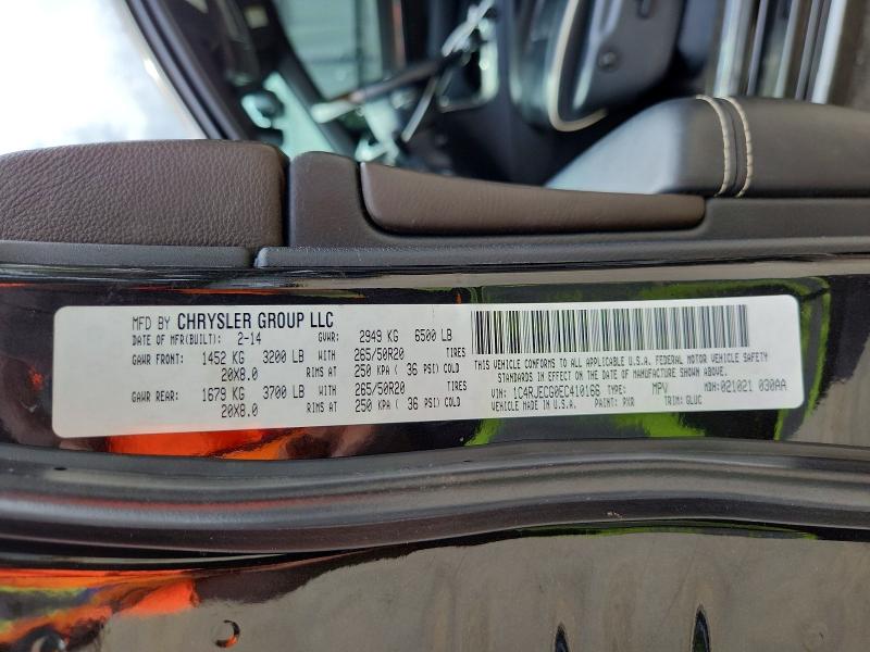 Aukcja sprzedaży 2014 Jeep Grand Cherokee, vin: 1C4RJECG0EC410166, numer aukcji: 53549906