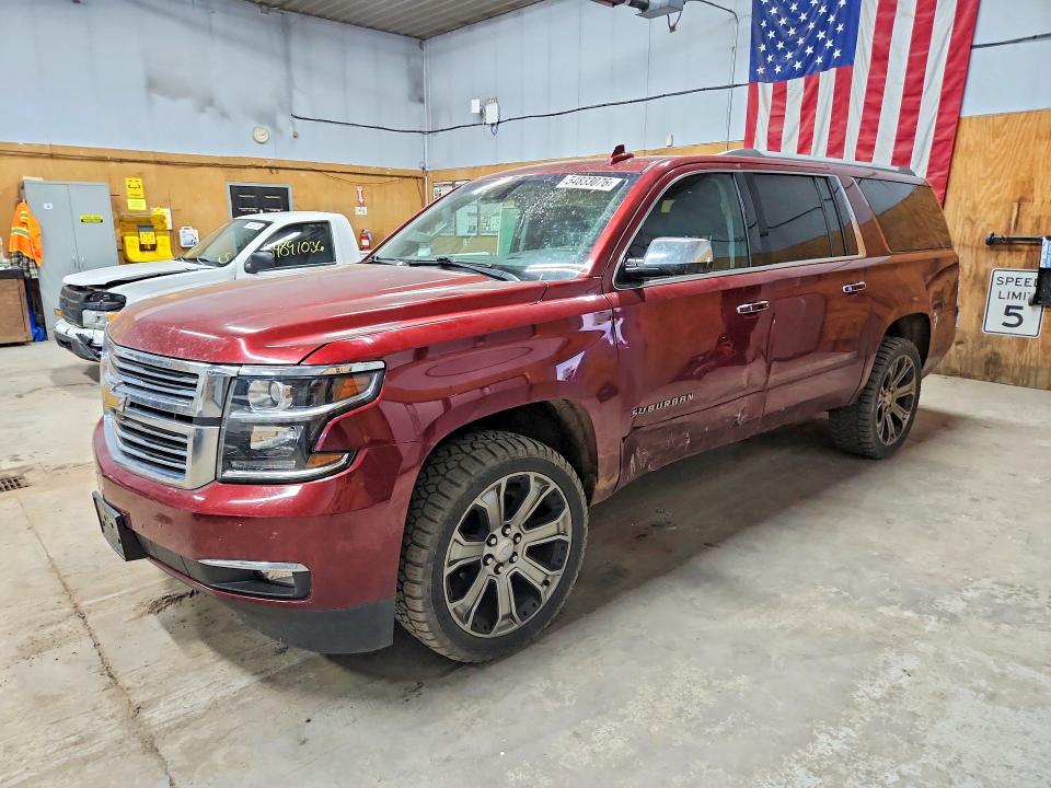 2018 Chevrolet Suburban მანქანა იყიდება აუქციონზე, vin: 1GNSKJKC0JR134351, აუქციონის ნომერი: 54833076