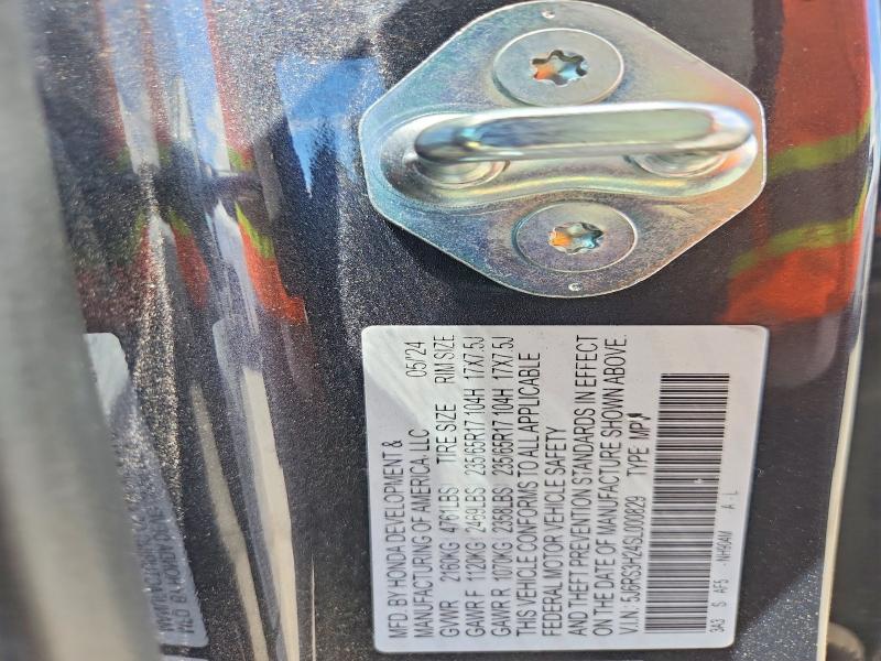 Aukcja sprzedaży 2025 Honda Cr-v, vin: 5J6RS3H24SL000829, numer aukcji: 54989736