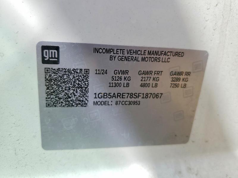 Aukcja sprzedaży 2025 Chevrolet Silverado, vin: 1GB5ARE78SF187067, numer aukcji: 53059016