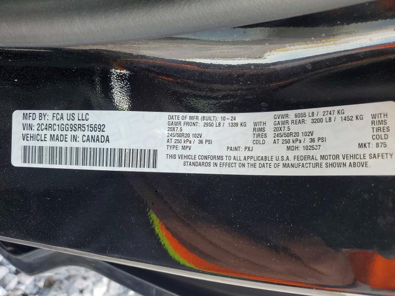 Продаж на аукціоні авто 2025 Chrysler Pacifica, vin: 2C4RC1GG9SR515692, номер лоту: 52838926