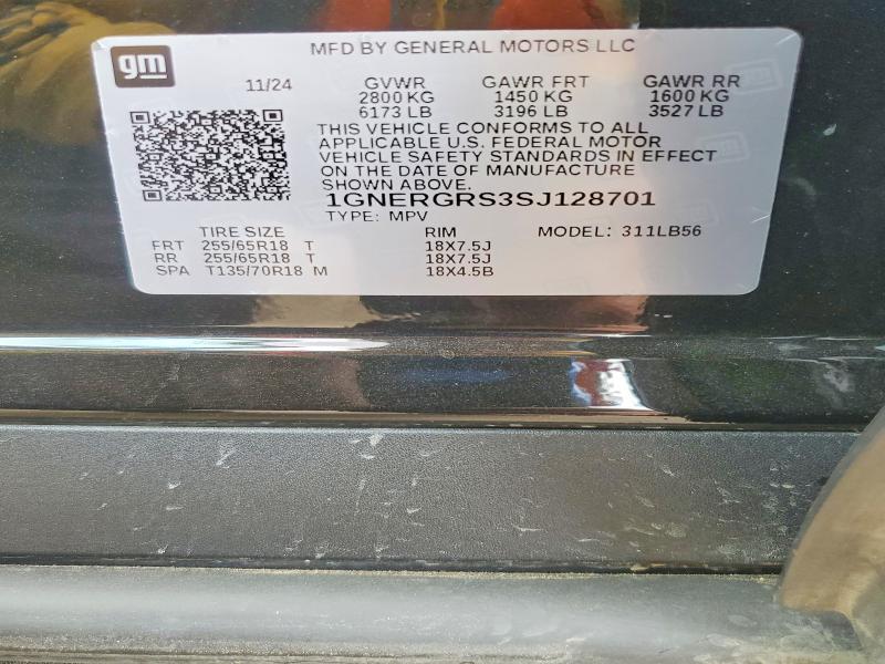 52086596 :رقم المزاد ، 1GNERGRS3SJ128701 vin ، 2025 Chevrolet Traverse مزاد بيع