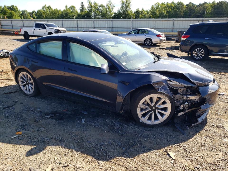 53436486 :رقم المزاد ، 5YJ3E1EB8NF127344 vin ، 2022 Tesla Model 3 مزاد بيع