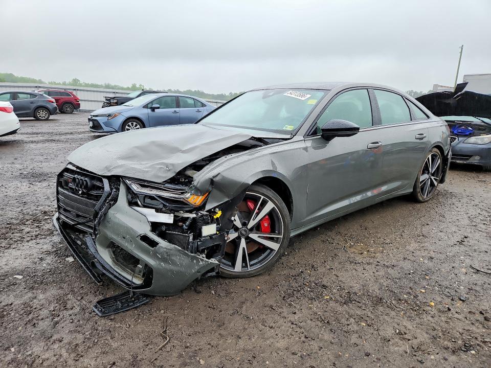 2022 Audi S6 მანქანა იყიდება აუქციონზე, vin: WAUFFBF2XNN020051, აუქციონის ნომერი: 54313586