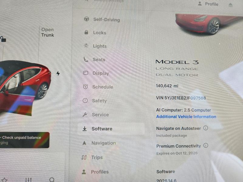 Продаж на аукціоні авто 2018 Tesla Model 3, vin: 5YJ3E1EB2JF097588, номер лоту: 55064376