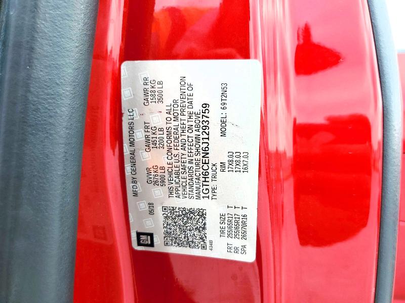 Aukcja sprzedaży 2018 Gmc Canyon, vin: 1GTH6CEN6J1293759, numer aukcji: 53688186